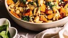 Butternut Squash + Spinach Pasta