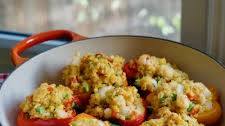 Cajun Stuffed Peppers with Shrimp