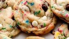 Cake Batter Chocolate Chip Cookies