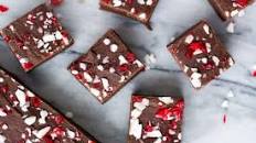 Candy Cane Chocolate Fudge