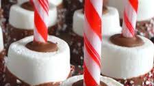 Candy Cane Marshmallow Pops