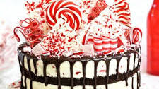 Candy Cane Mousse Cake