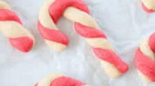 Candy Cane Sugar Cookies