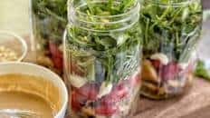 Caprese Mason Jar Salads