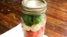 Caprese Salad in a Jar