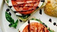 Caprese Sandwich with Basil Pesto