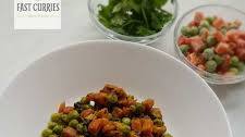 Carrot Peas Curry – Gajar Matar Sabzi