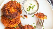 Carrot and Sweet Potato Fritters