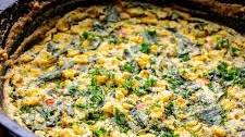 Cast Iron Corn & Spinach Casserole