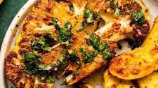 Cauliflower Steaks with Chimichurri