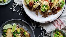 Cauliflower Tortilla Beef Tacos