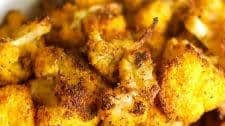 Cheddar Cauliflower "Popcorn"