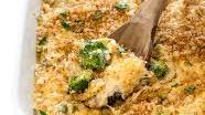 Cheesy Broccoli Quinoa Bake