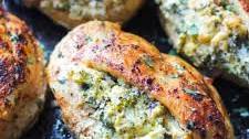 Cheesy Broccoli Stuffed Chicken Breast Recipe