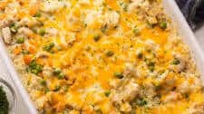 Cheesy Chicken and Rice Casserole