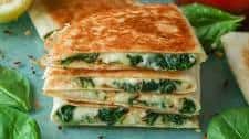 Cheesy Spinach Quesadillas