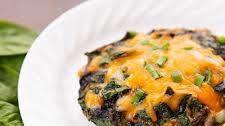 Cheesy Spinach and Egg Stuffed Portobello Mushrooms