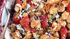 Chicken, Feta and Strawberry Salad