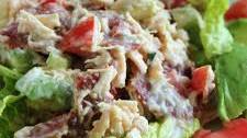 Chicken Salad with Bacon, Lettuce, and Tomato