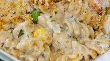 Chicken and Pasta Casserole with Mixed Vegetables