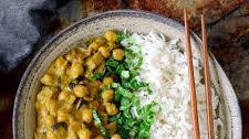 Chickpea & Egplant Curry