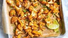 Chili Lime Roasted Cauliflower