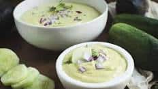 Chilled Avocado Cucumber Soup