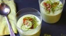 Chilled Cucumber & Avocado Soup