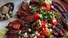 Chipotle Flank Steak with Corn Salsa