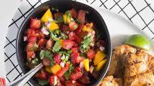 Chipotle-Lime Grilled Chicken with Strawberry Mango Salsa