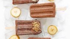 Chocolate Banana Popsicles