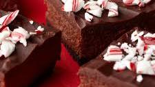 Chocolate Cheesecake Candy Cane Bars