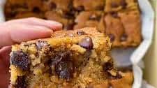 Chocolate Chip Chickpea Blondies