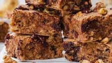 Chocolate Chunk and Walnut Banana Bread Bars (Vegan GF)