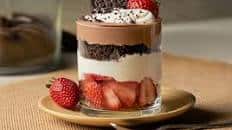 Chocolate Cookie Crumble & Strawberry Parfait