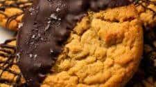 Chocolate Covered Peanut Butter Cookies