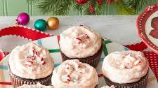 Chocolate Cupcakes with Peppermint Frosting