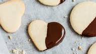 Chocolate Dipped Shortbread Cookies