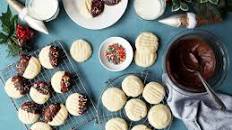 Chocolate Dipped Shortbread Cookies