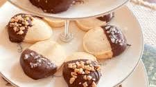 Chocolate Dipped Shortbread Cookies