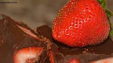 Chocolate Dipped Strawberry Brownies