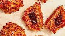 Chocolate-Filled Toasted Coconut Macaroons