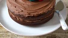 Chocolate Fudge Cake with Chocolate Cream Cheese Icing or Chocolate Ganache