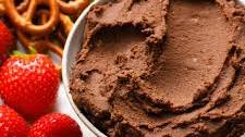 Chocolate Hummus Fruit Dip