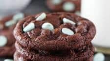 Chocolate Mint Chip Cookies