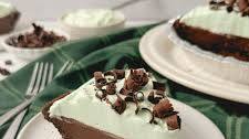 Chocolate Mint Cream Pie