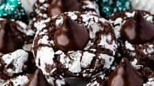 Chocolate Mint Crinkle Cookies Recipe