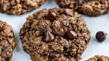 Chocolate Oatmeal Zucchini Cookies