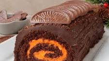 Chocolate Orange Yule Log