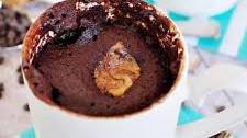 Chocolate Peanut Butter Mug Cake